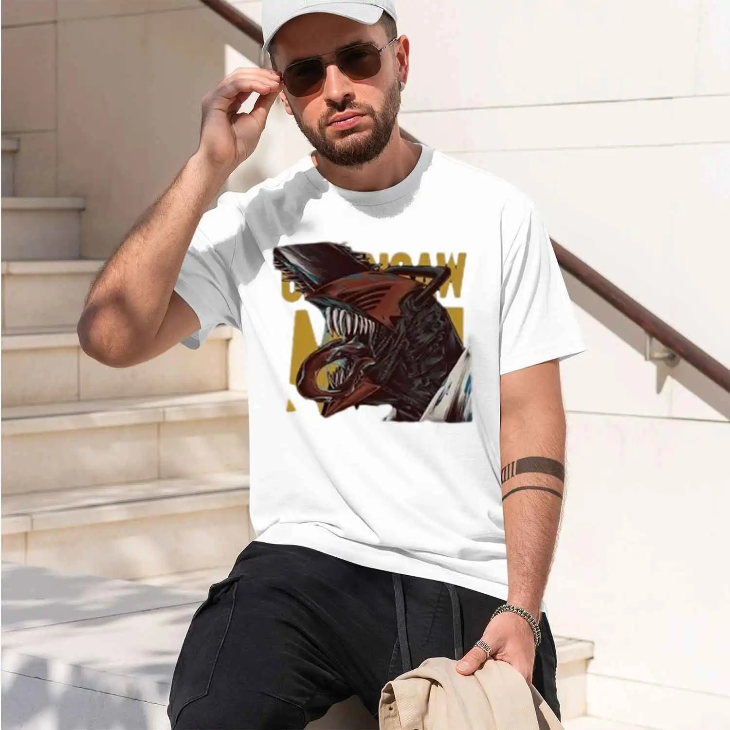 / Men / Women Japanese Anime Dark Man Super Denji Graph T-Shirt 2026 New Model Short-sleeve crewneck T-Shirt Classic Casual Mult