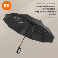 Xiaomi Extra Large Reinforced Wind-resistant Rain-resistant Dual-purpose UV-resistant Fully Automatic Ring-buckle Umbrella