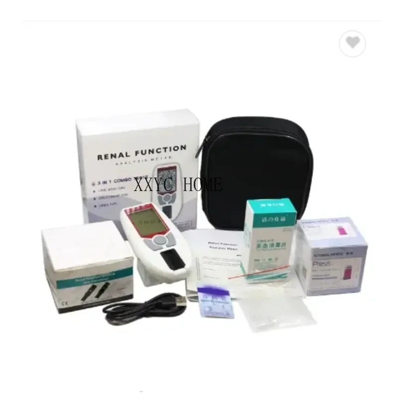 kidney function test rfm-101 renal function meter uric acid+creatinine+urea 3in1test analyzer