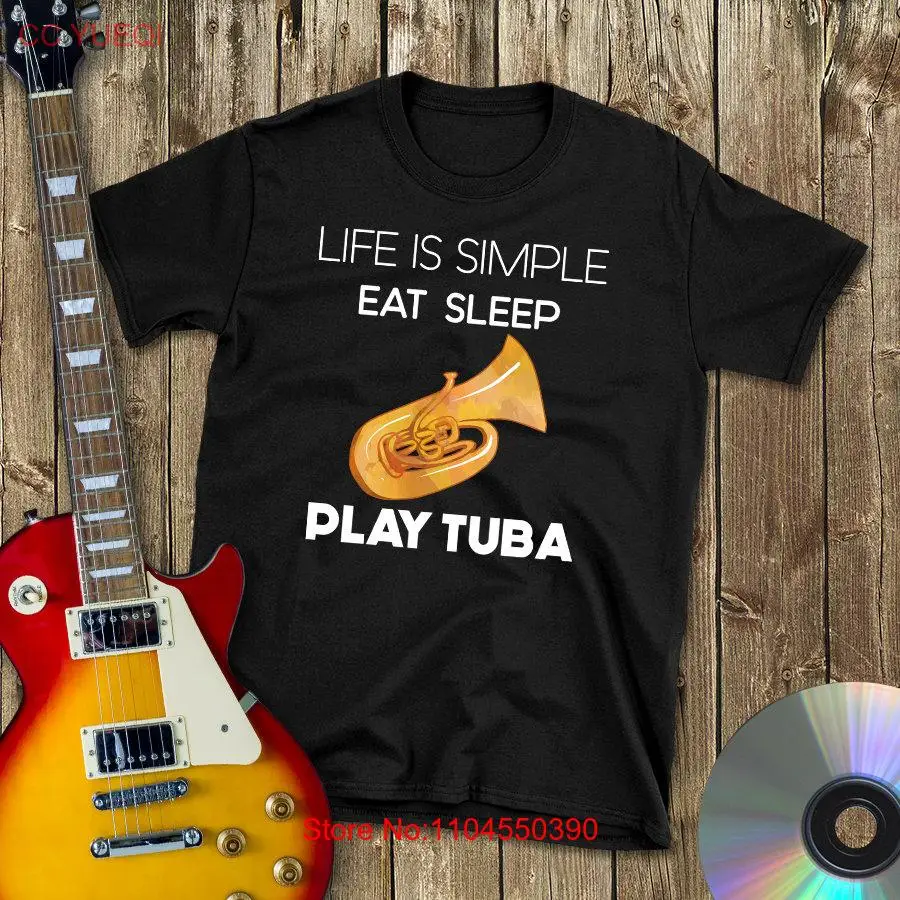 

Tuba T Shirt Player For Classical Music Funny long or short sleeves