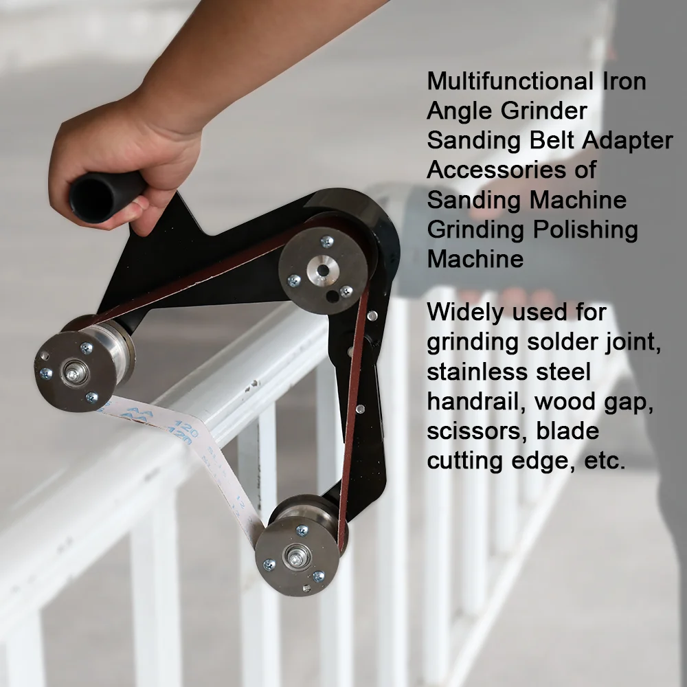 Iron Angle Grinder Sanding Belt Adapter Accessories Multifunctional Sanding Belt Adapter of Sanding Grinding Polishing Machine
