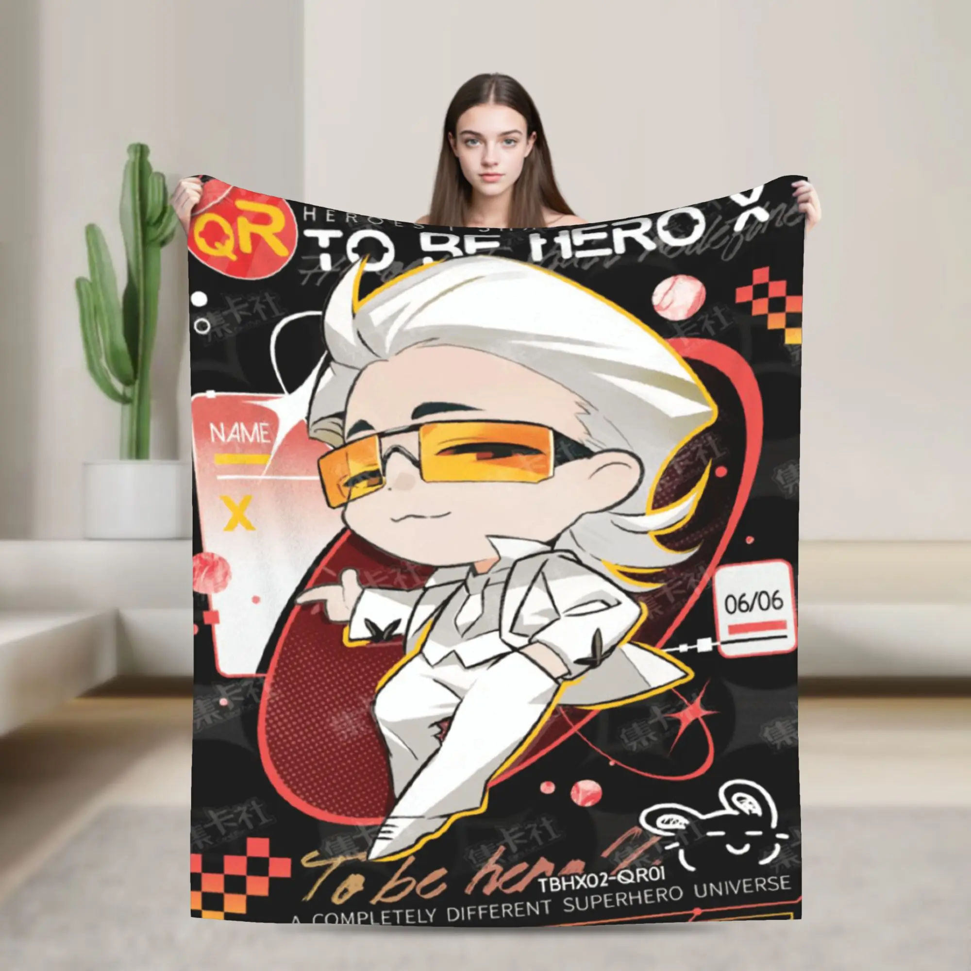To Be Hero X Blanket Quality Soft  Throw Blanket Winter Child Couch Bed Print Bedspread