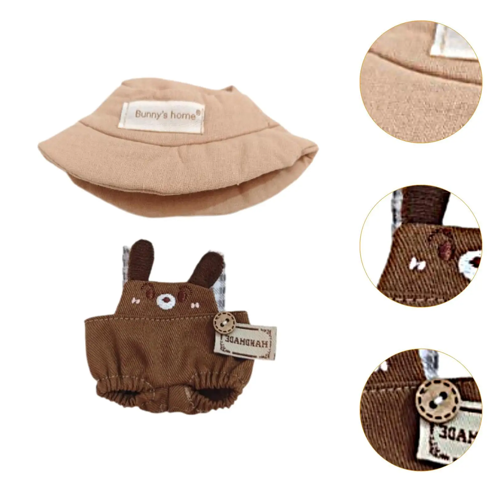 Vestiti per bambole di peluche Accessori per bambole Costumi morbidi e carini Vestito per bambole Vesti per bambole da 15 cm Bambole per bambole da collezione Regali