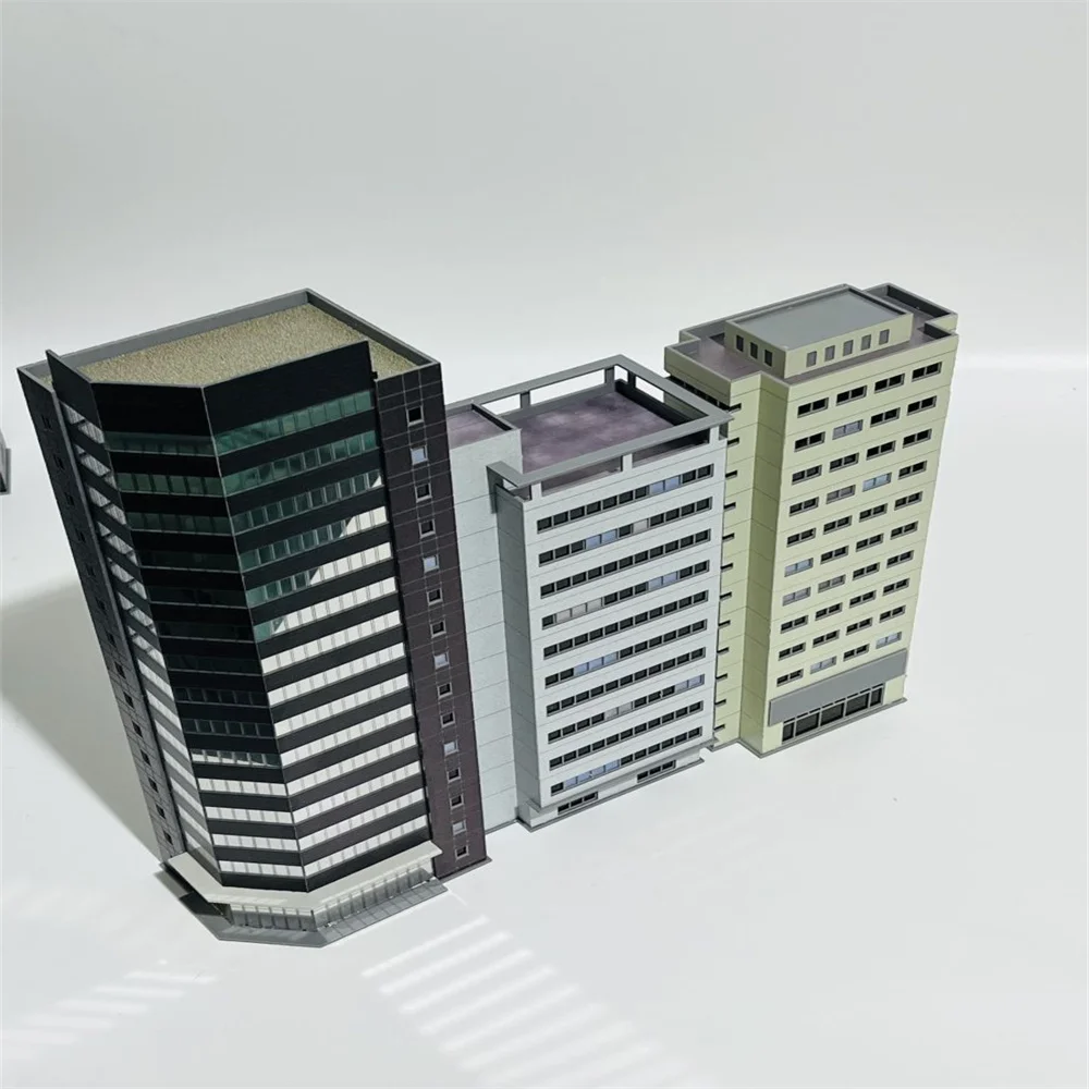 1: 150 Sand Tabelle Gebäude Szene Animation Farbe Stadt Hochhaus Montage Modell – Detail 9