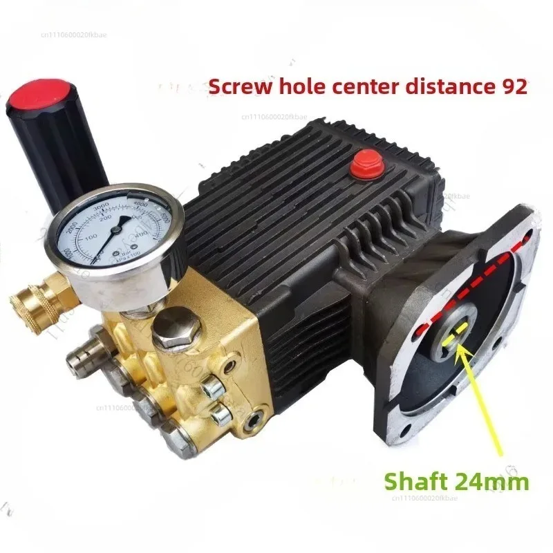Cleaner Pump Head Car Washing Machine Head Ceramic Plunger Copper Pump, Humidification Fog Pump Cooling and Dust Removal