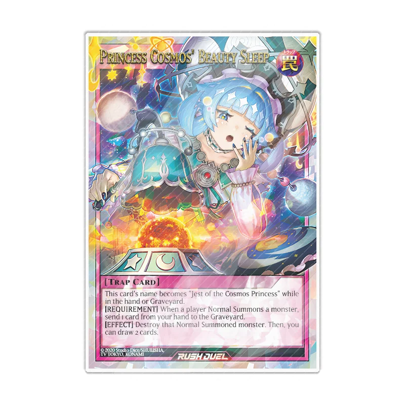 Karty akrylowe Yugioh Rush Duel RD Deathtacle The Strange Star Parasite Rde Dragon Ornament Dekoracja Zabawka Prezent dla fanów anime i gier