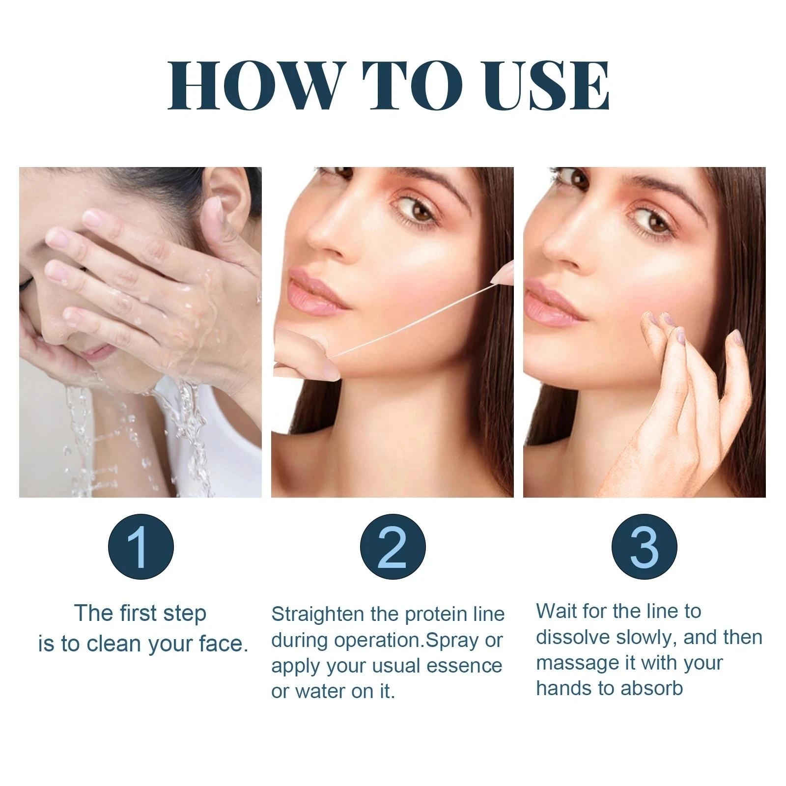 hot sale Protein Line Facial Serum Absorbable Collagen White Thread Anti-Wrinkle Lift Firming Anti-Aging Face Filler for Youthf