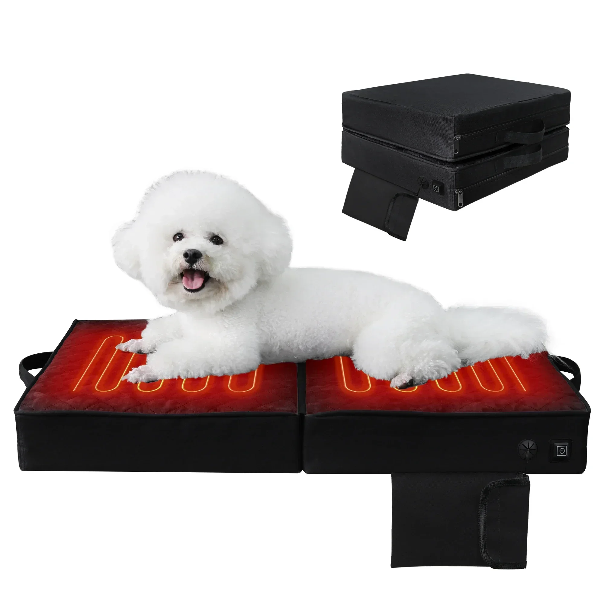 Geerduo Customize Egg Foam Outdoor Indoor Travel Portable Dog Pet Heating Bed Mattress