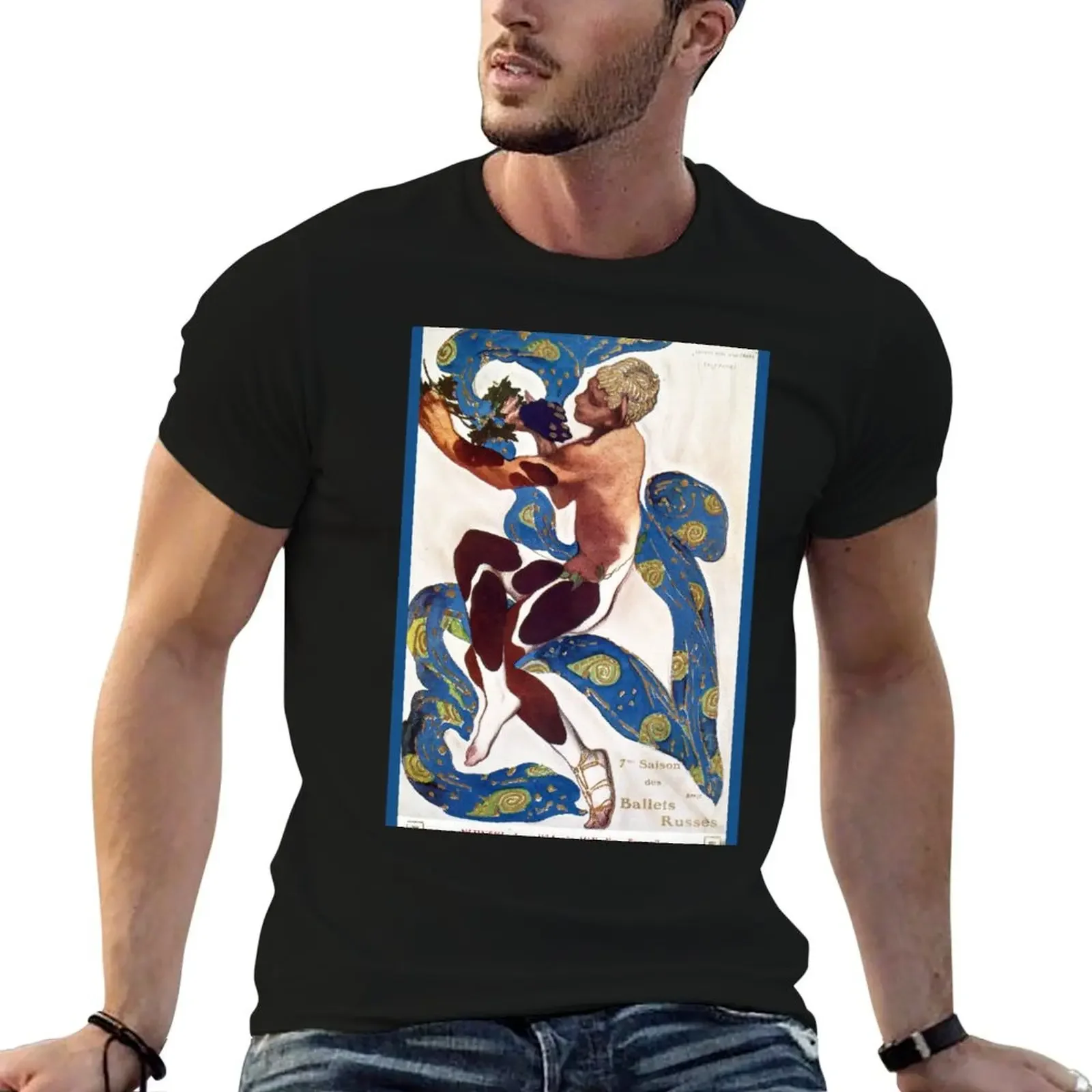 

Leon Bakst. Watercolor for Nijinski's Ballet L'aprés-midi d'un Faune T-Shirt luxury t-shirt tees mens fashion