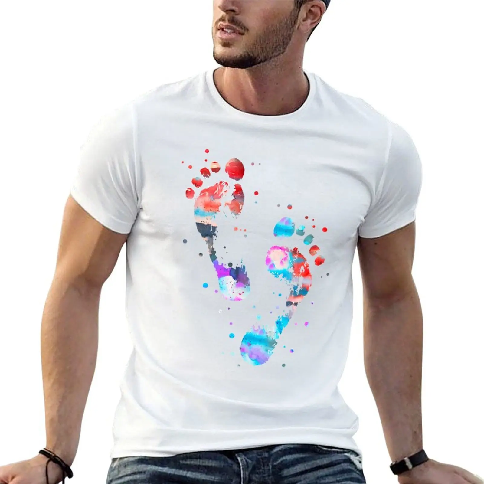

Footprint, human footprint T-Shirt t shirts for man graphic funny t shirt man designer t shirts designer T-shirt