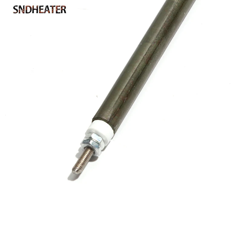 SNDHEATER 2 adet 290/310/330/335/340mm elektrikli fırın ısı tüpü 6.6mm 110V/220V 300W düz stil yuvarlak sac