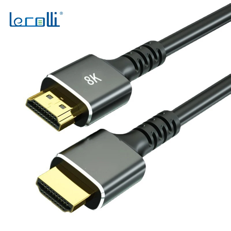 0.5M/1M Hdmi kabel Hd wersja 2.1 8k 60zh Tv komputer Monitor przewód połączeniowy kabel Hdmi Adapter Hd kabel do transmisji danych kabel