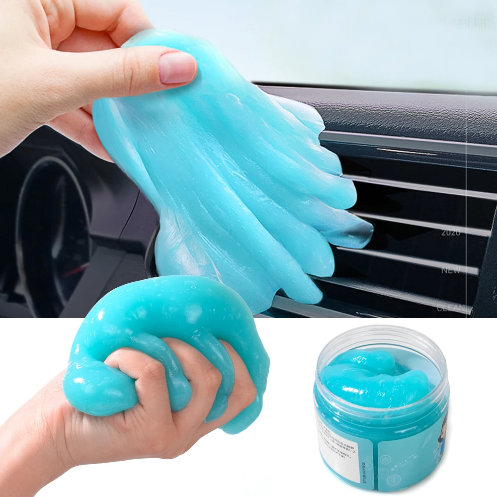 Car Cleaning Gel Multifunctional Air Vent Outlet Dashboard Laptop Magic Cleaning Tool No Trace Wash Mud Dust Remover Dirt Clean
