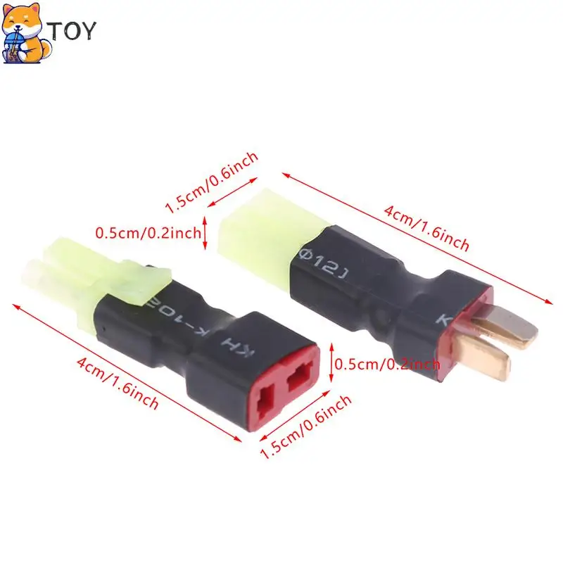 2PCS Deans T To Mini Tamiya Plug Female Male Adapter Connector For Kyosho RC Battery ESC RC Toy Accessories Remote Control Toy