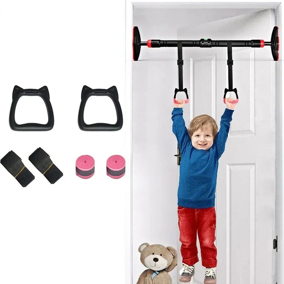 Sling Ring Gymnast Horizontal Bar Pull-ups Children\'s Fitness Horizontal Bar Pull Rings Ring Stretching Female Indoor Fitness