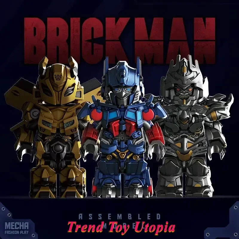 

New Version Mini Transformation Robot Building Blocks Optims Prima MOC Mech Action Figures Classic Movie Assemble Bricks Kid Toy