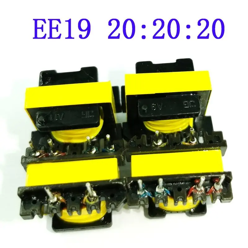 

EE19 High Frequency Vertical Transformer 20:20:20 30:30:30 For MOSFET IGBT Pulse Drive Customizable