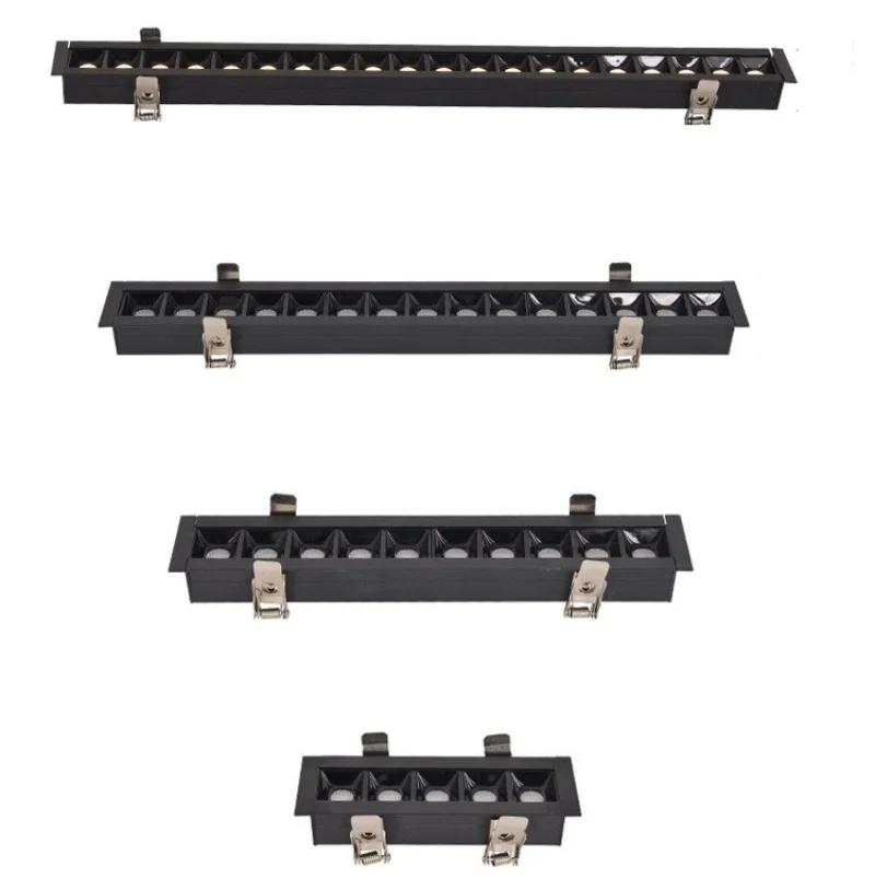 LED Downlight Spotlight Recessed Rectangular 40W Office Living Room Bedroom Home Decoration COB Ceiling Light Indoor Lighting