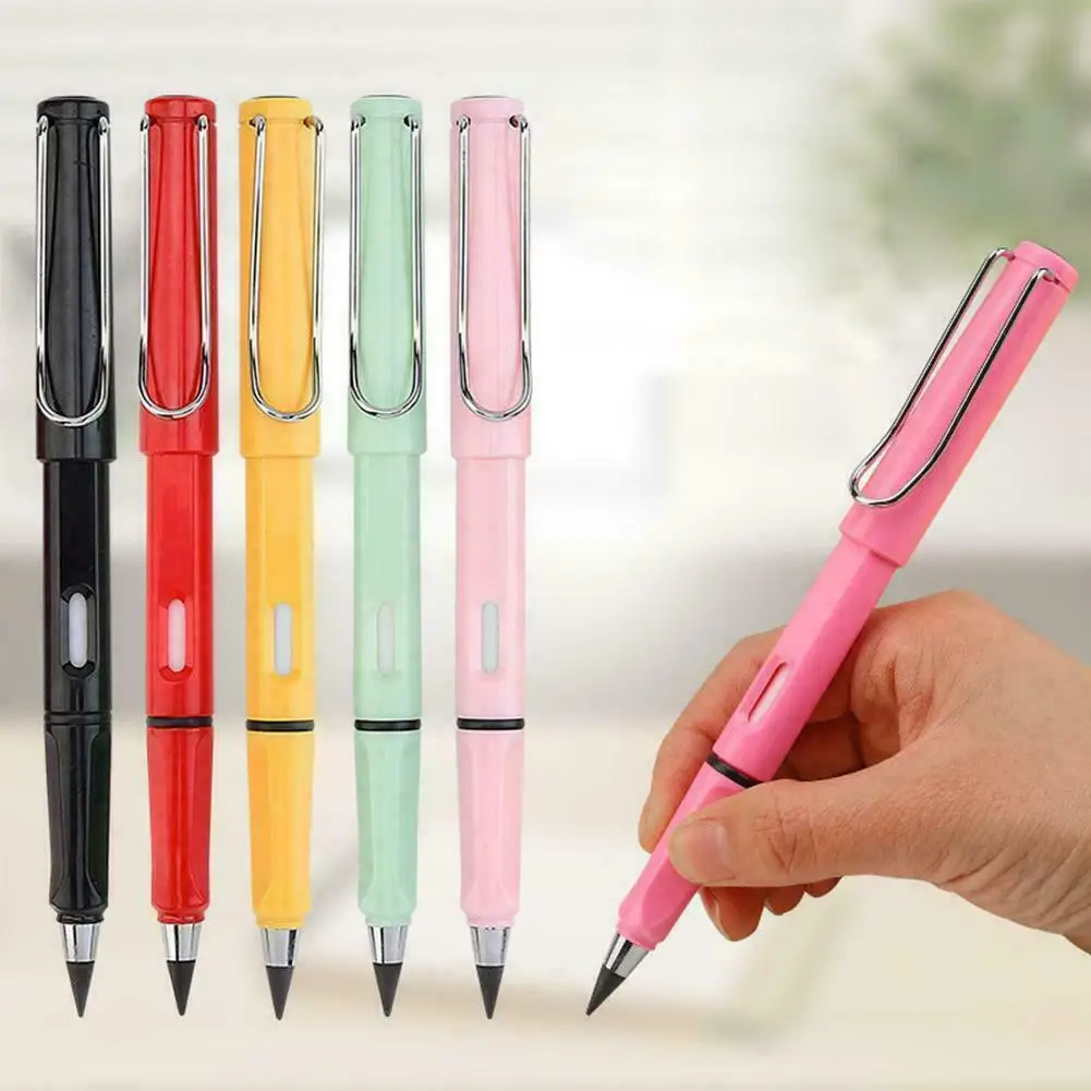 Black Technology No Need to Sharpen Pencil No Ink Student Endless Writing Pencil Pen Kid Gift Office School Supplies Stationery