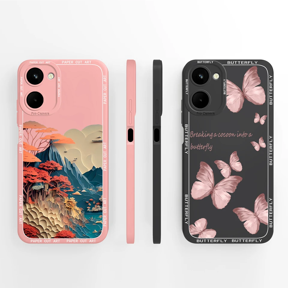 For OPPO Realme 10 10 Pro 10 Pro Plus Cases Beautiful Flower Girl Camera Protection Durable Shockproof Cover For realme 10 Coque