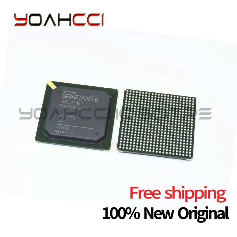 (1-10piece)100% NEW original XC6SLX100-2FGG484I package BGA free shipping