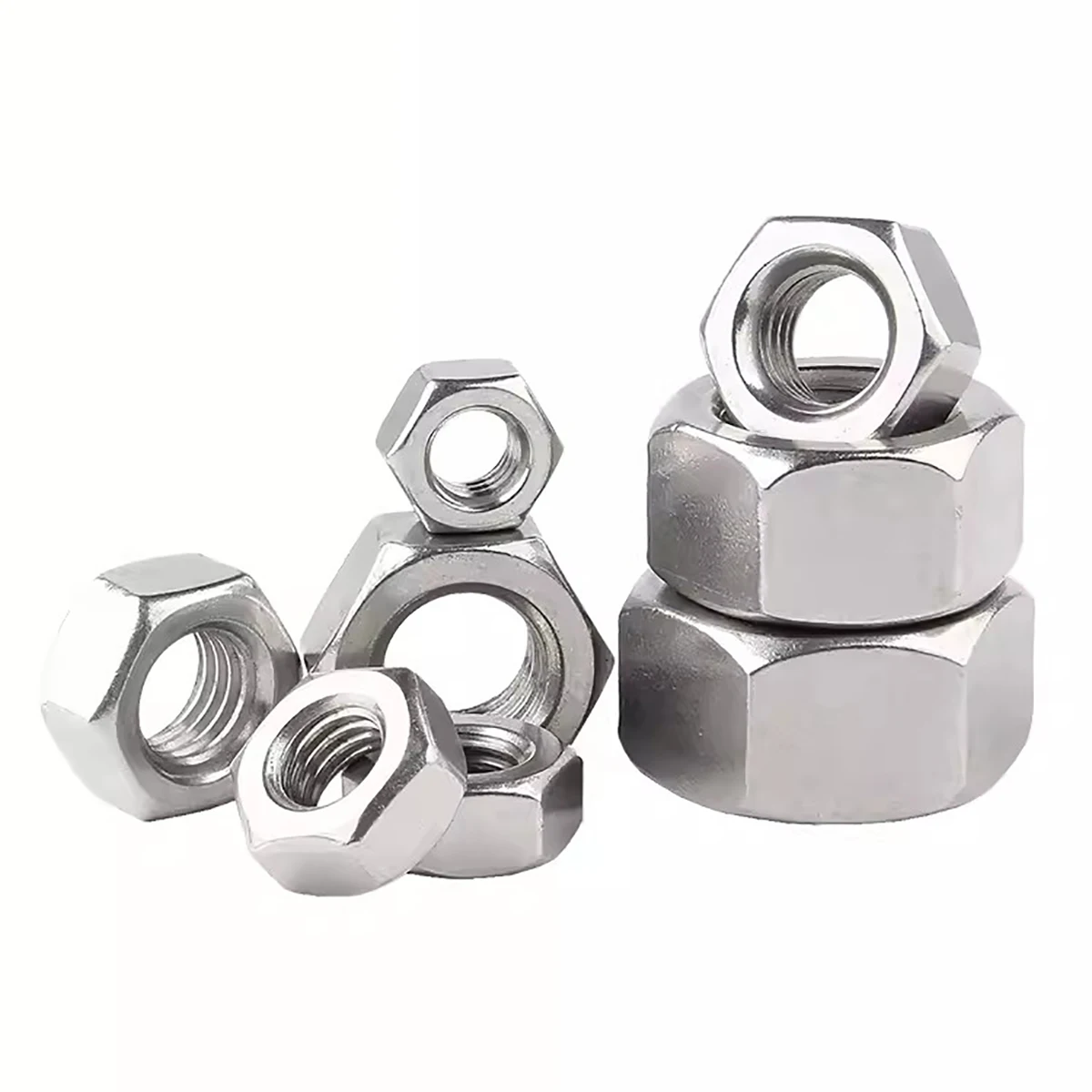 

Metric 201/304/316 Stainless Steel DIN934 Hex Hexagon Nut M1 M1.2 M1.4 M1.6 M2 M2.5 M3 M3.5 M4 M5 M6 M8 M10 M12 M14 M16 M20-M45