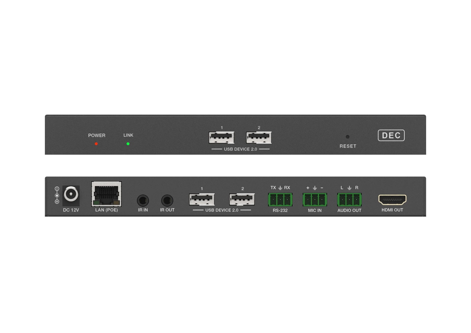 JPEG2000 4K AV über IP KVM Encoder Decoder mit Unicast, Multicast, Matrix, Videowandverarbeitung bis 9x9