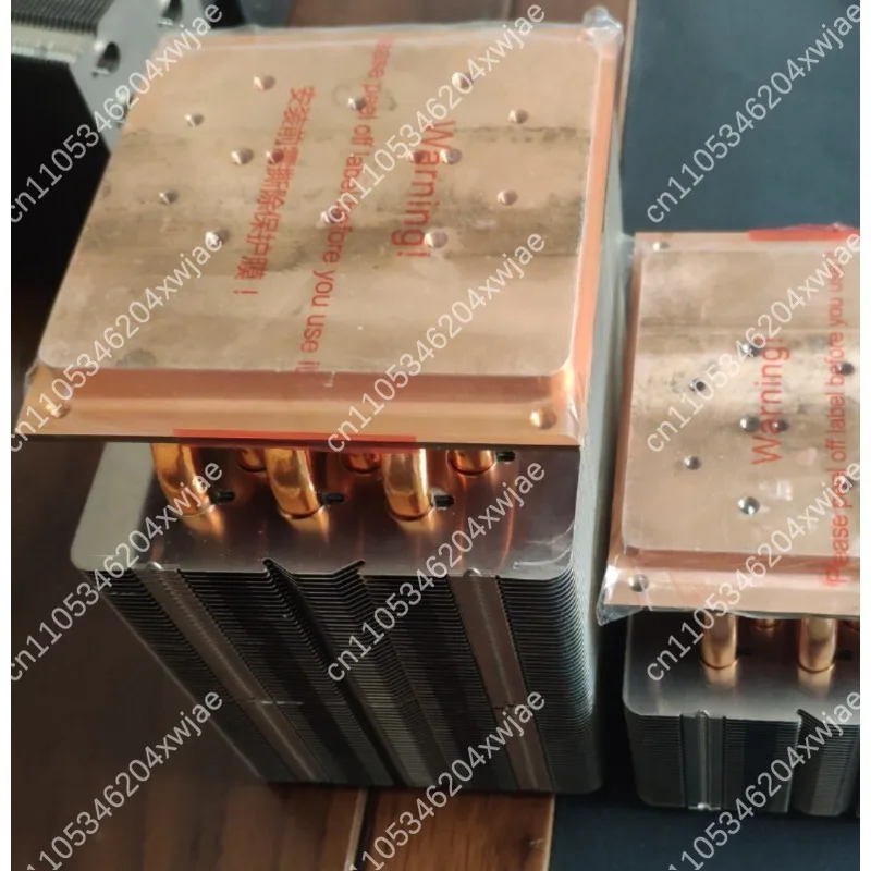 High Power Copper Tube Heatsink Fit 300W 1500W LED TEC Semiconductor Laser AI Chip IGBT Cooling Radiator Replacement Accessory