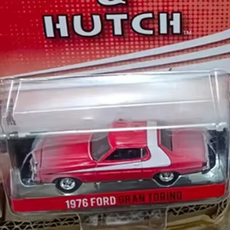GreenLight 1:64 Scale 1976 Gran Torino Alloy Simulation Car Model Collection Display Ornament Toy Gift
