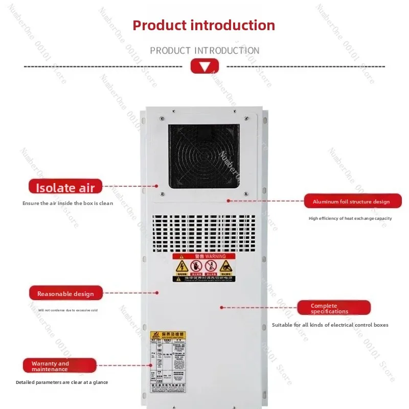 For CNC Machine Tool Electrical Cabinet, Heat Exchanger Chiller 05A10F for Enclosure Cooling, Industrial Cooling Unit