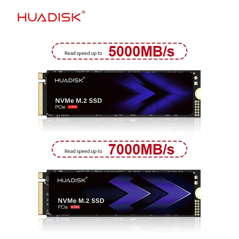 HUADISK M2 NVMe PCIe 4.0 SSD 512GB 1TB 2TB Internal Solid State