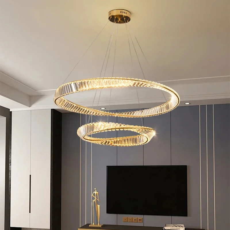 

Modern Pendant Light for Bedroom Living Room Kitchen Dining Table Designer Home Decor Luxury Modern LED Crystal Suspension Lamp