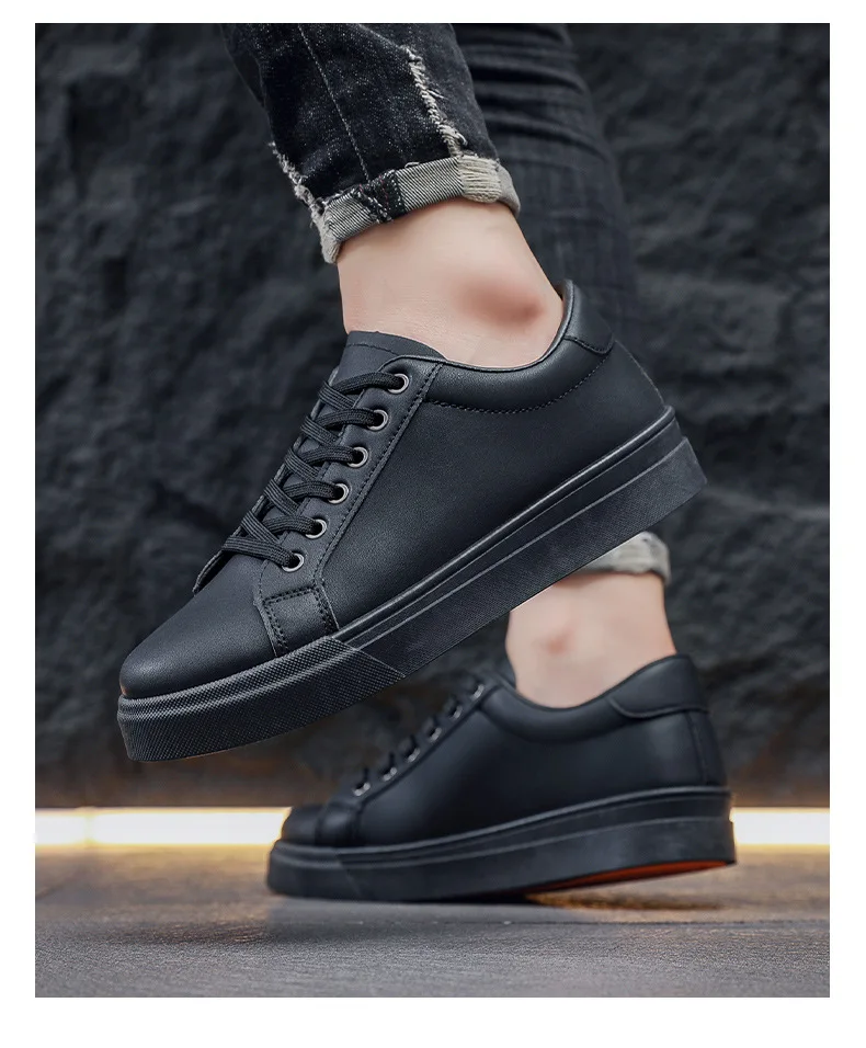 

Весенние и летние новые мужские кеды, модный тренд, белые кроссовки, спортивная и повседневная обувь, универсальные мужские туфли.