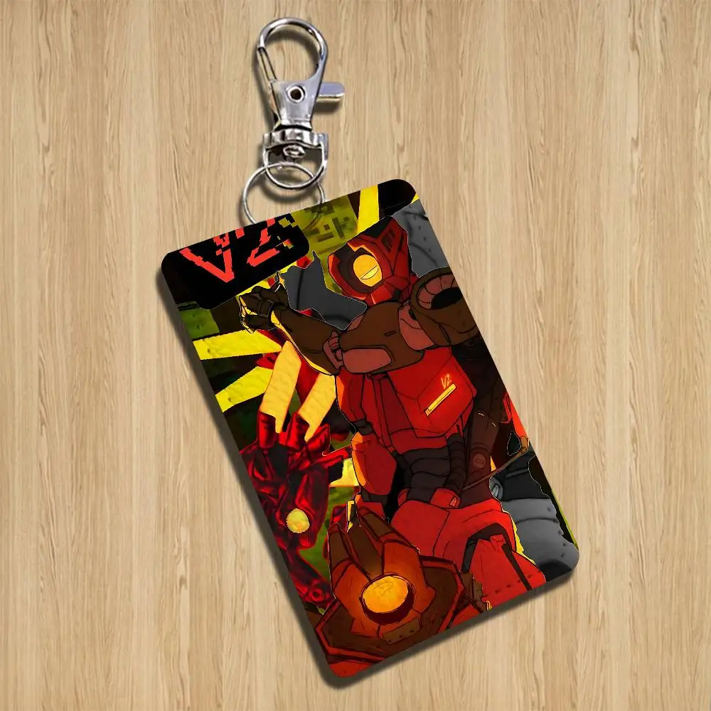 game ULTRAKILL Layer 8 Fraud Card Holder Keychain Key Ring Door Lock Access Protective Case For Security Gift - view 5