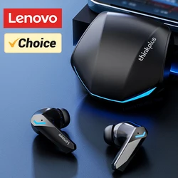 Bluetooth Lenovo-GM2 proワイヤレスヘッドセット,HiFiステレオヘッドセット,防水磁気イヤホン,音楽の選択,5.3