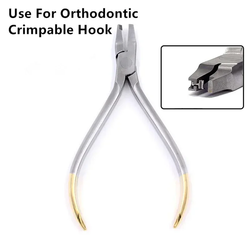 

Dental Orthodontic Pliers Instrument Dental Crimpable Hook Placement Plier Stainless Steel Free Hook Clamp Forceps Dentist Tools