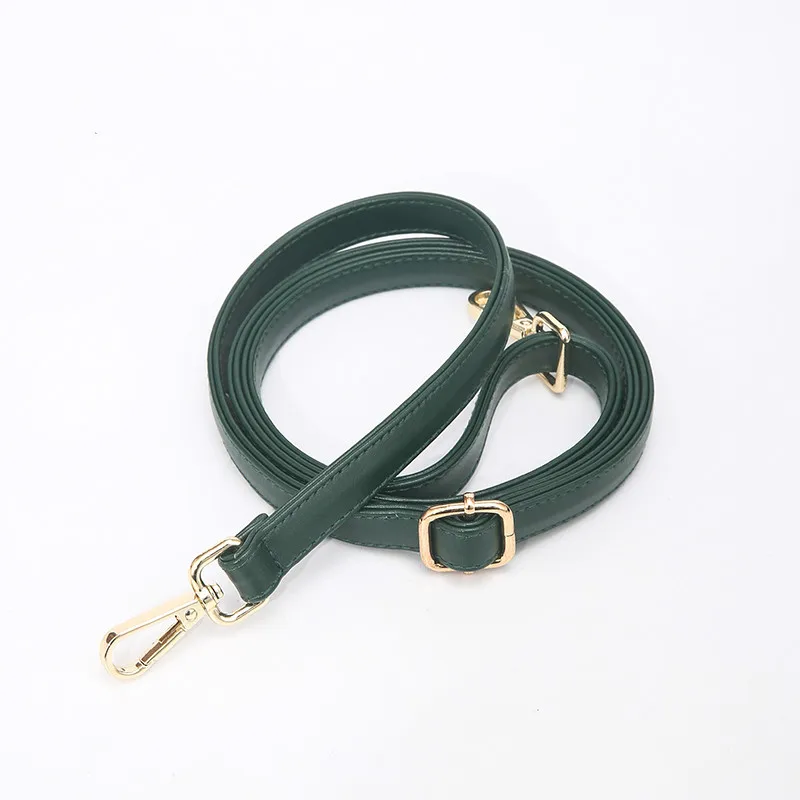 Brand High Quality Leather Bag Strap Black 85-130CM Luxury Adjustable Fashion Shoulder Strap Bag Accessori Purse Strap