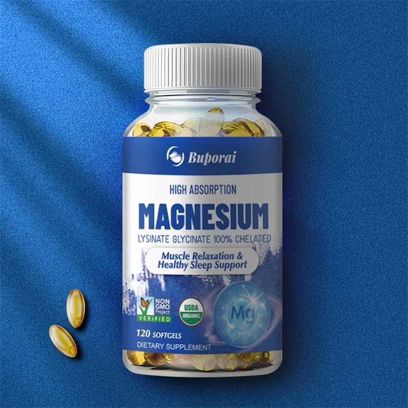 Magnesium Glycinate - Supports Bone Density and Muscle Relaxation, Promotes Healthy Sleep