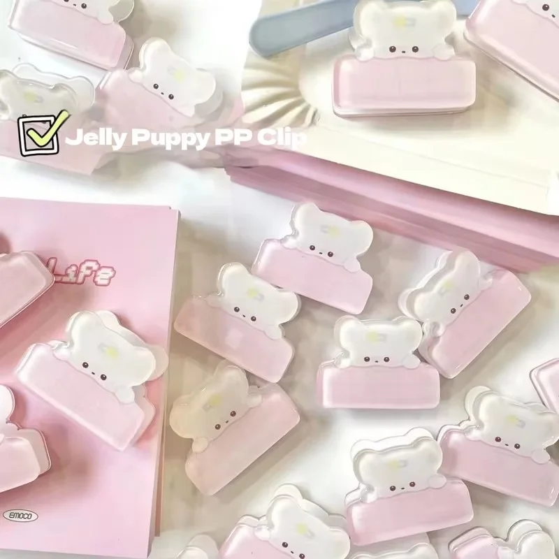 كتيب تنظيم وتخزين كليب لطيف هلام جرو Pp كليب على الوجهين الاكريليك طالب اليد كتاب التسمية أوراق اختبار #2