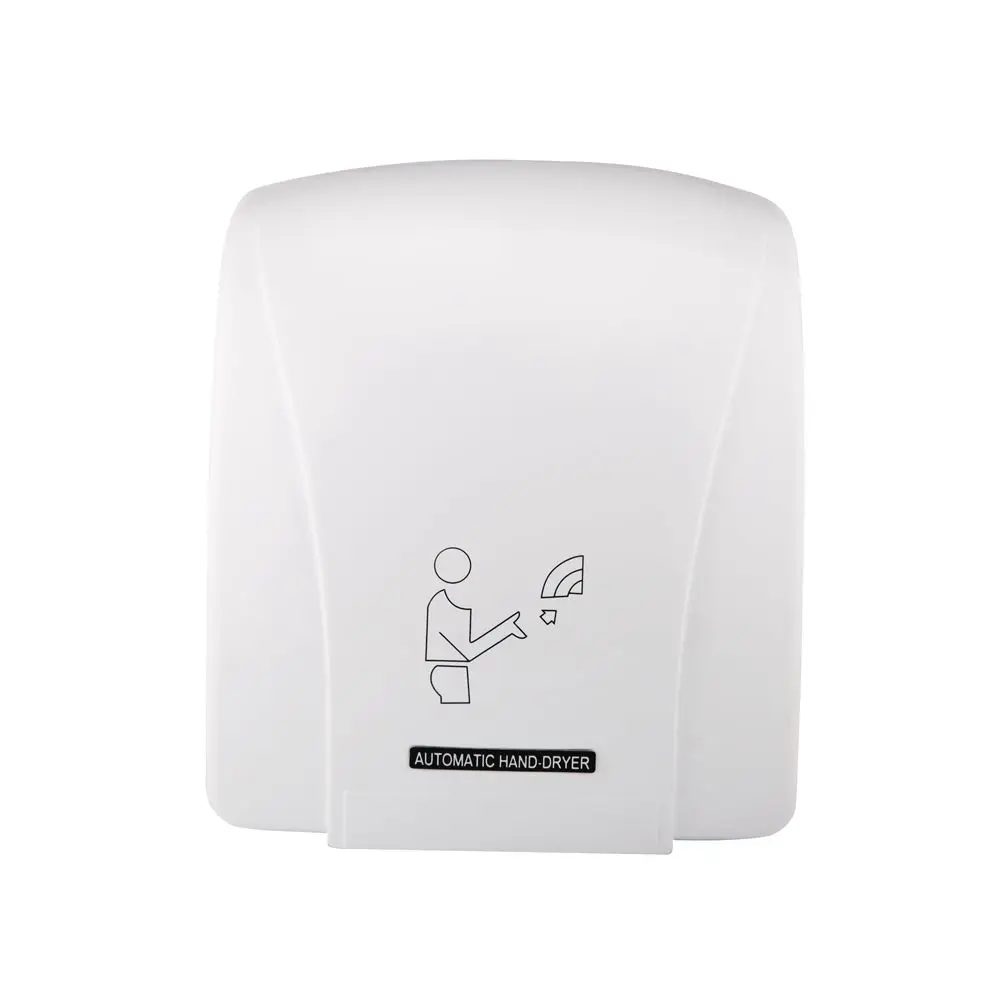 Wall Mounted ABS Plastic Over-current Protection Jet Sensor Automatic Hand Dryer