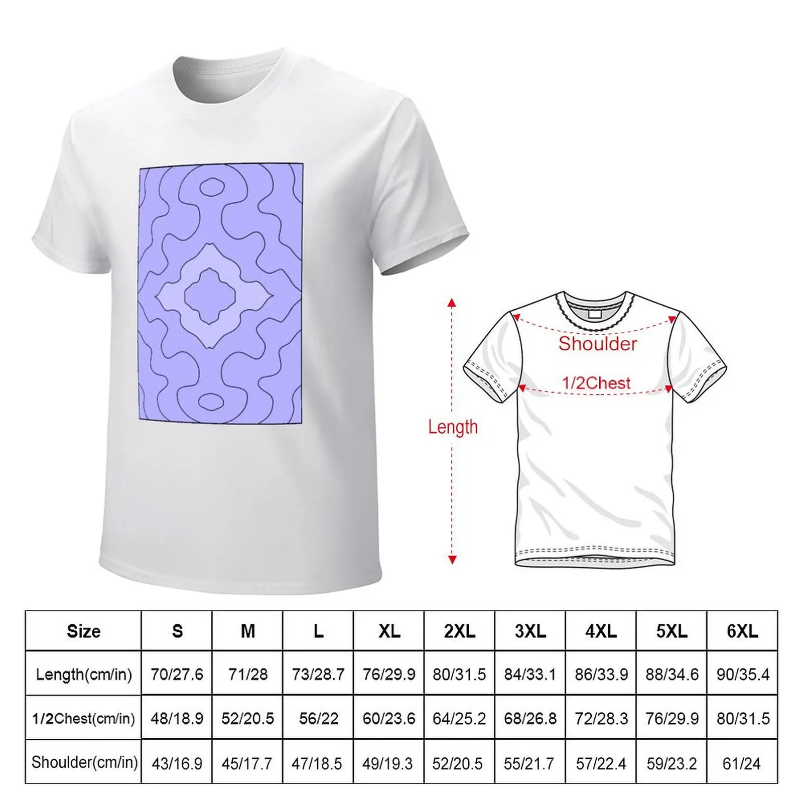 patterns with blue tones T-shirt summer clothes aesthetic clothes mens graphic t-shirts anime