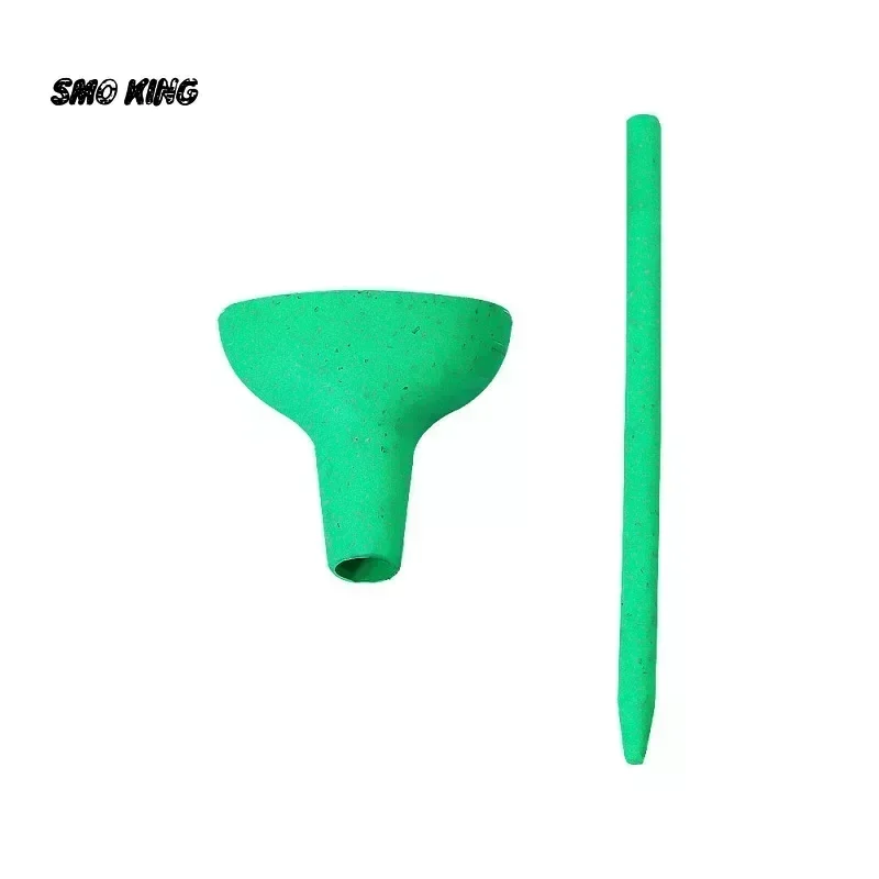 SMO Plastic Grass Grinder Kit with Rolling Paper Filling Funnel Degradable Material Dry Herb Tobacco Crusher Smoking Accessories