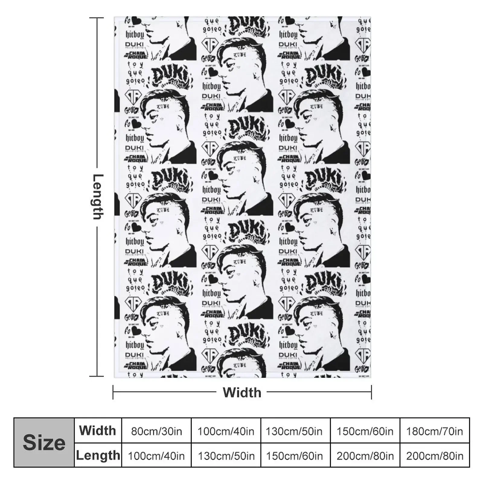 duki, trap, rap, rockstar, music, lit killah, khea, argentina, nicki nicole Throw Blanket
