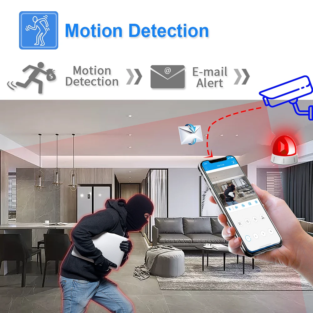 Cámara de vigilancia 5G con WIFI para interiores, Monitor de bebé con Audio bidireccional, 1080P, 5MP, 8K, seguimiento IA, detección humana, vídeo