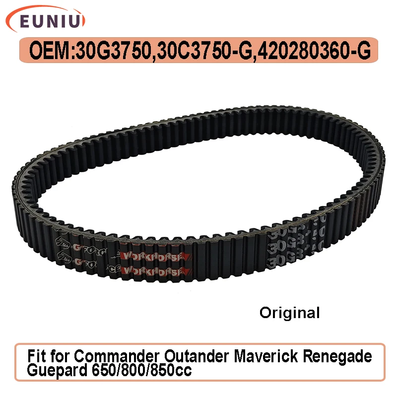 

Original 30C3750 30G3750 Outlander Renegade Drive Belt For Guepard 650 800 850cc 422280360 420280360 715900030 715900212