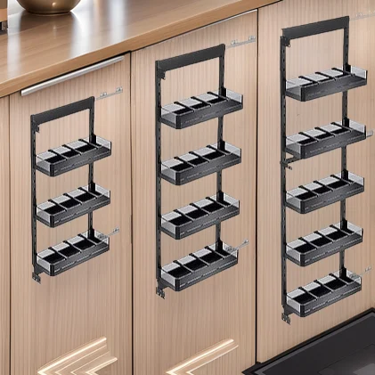 

High cabinet pull basket narrow cabinet refrigerator side pull basket high cabinet pull basket extremely narrow kitchen snack