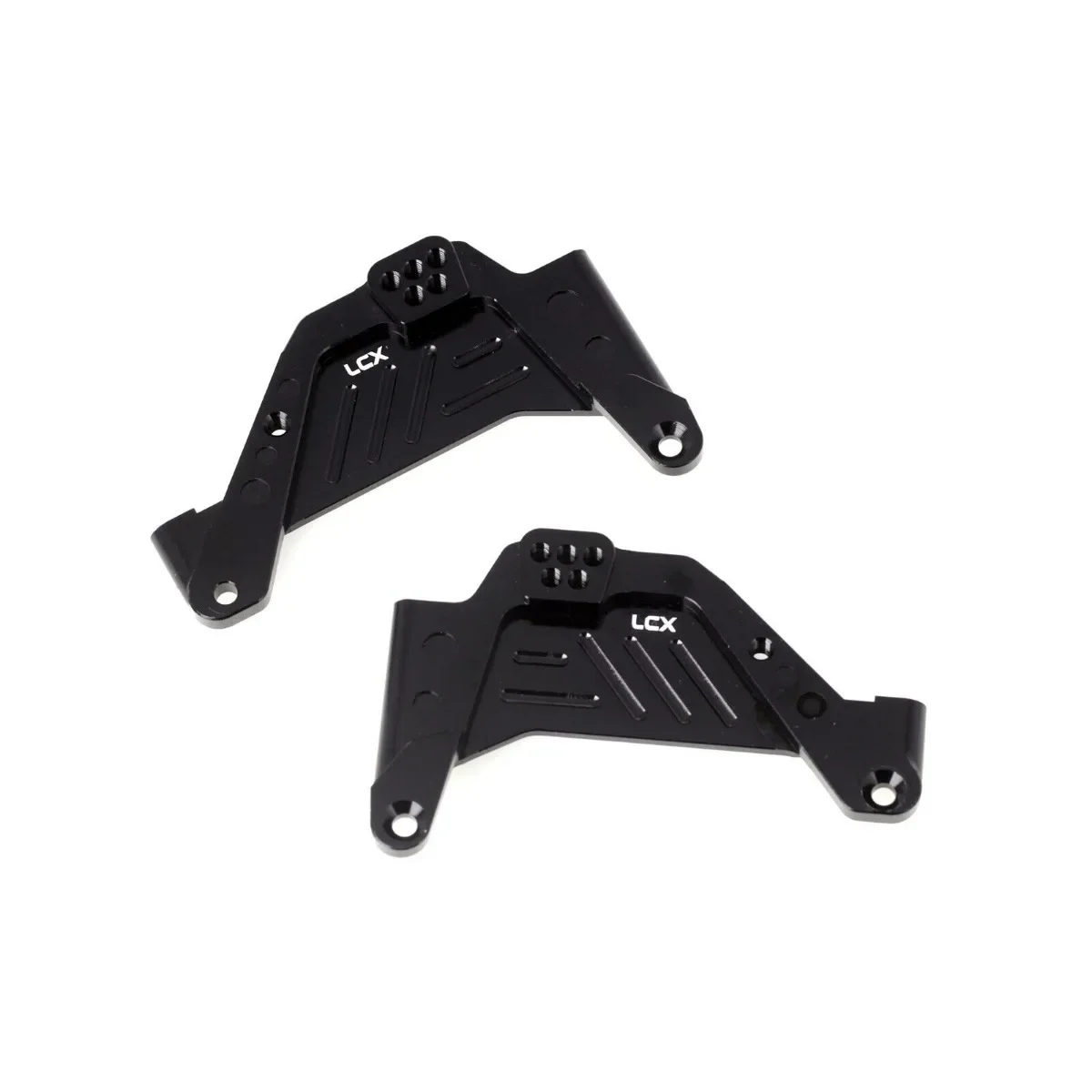 LCX Racing 1/10 RC Crawler CNC Aluminum Front Rear Shock Tower Set Shock Mount for Axial SCX10 III Upgrades Parts Accessories