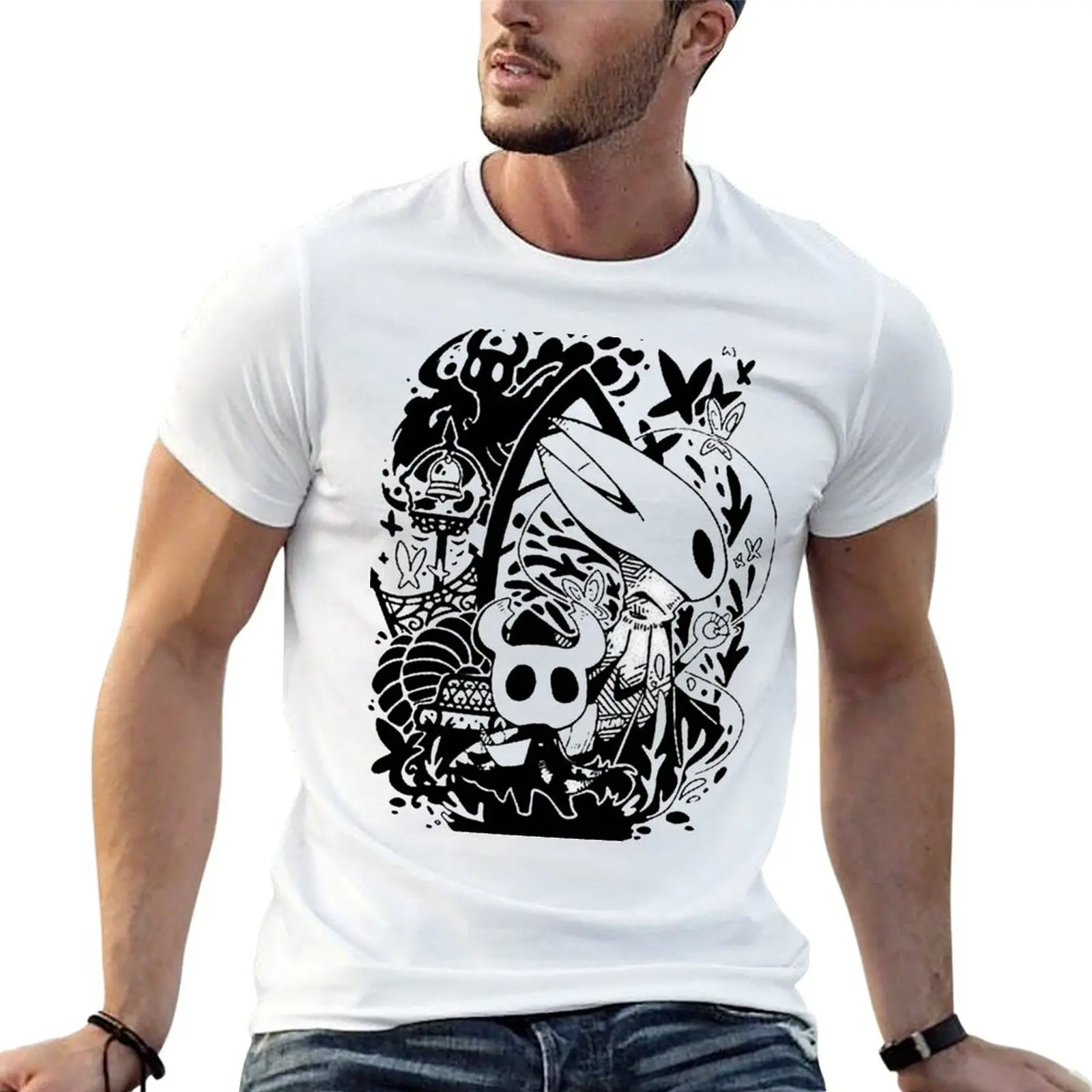 

Hollow Knight T-Shirt t shirts for man cotton cotton t shirts high quality T-Shirt
