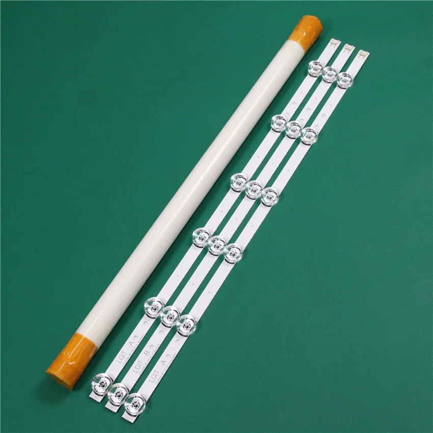 العلامة التجارية الجديدة التلفزيون LED مصباح القضبان ل LG 32LF592U-ZB 32LF595B-UB 32LF595D-TA عمود إضاءة LED شريط إضاءة خلفي خط حاكم DRT3.0 32 أ B أشرطة