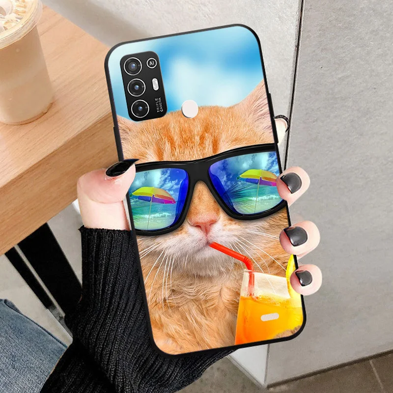 Soft Case For ZTE Blade A52 Shockproof Protective Back Cover For ZTE Blade A52 Fashion Painted TPU Silicone Phone Case Cover image 2